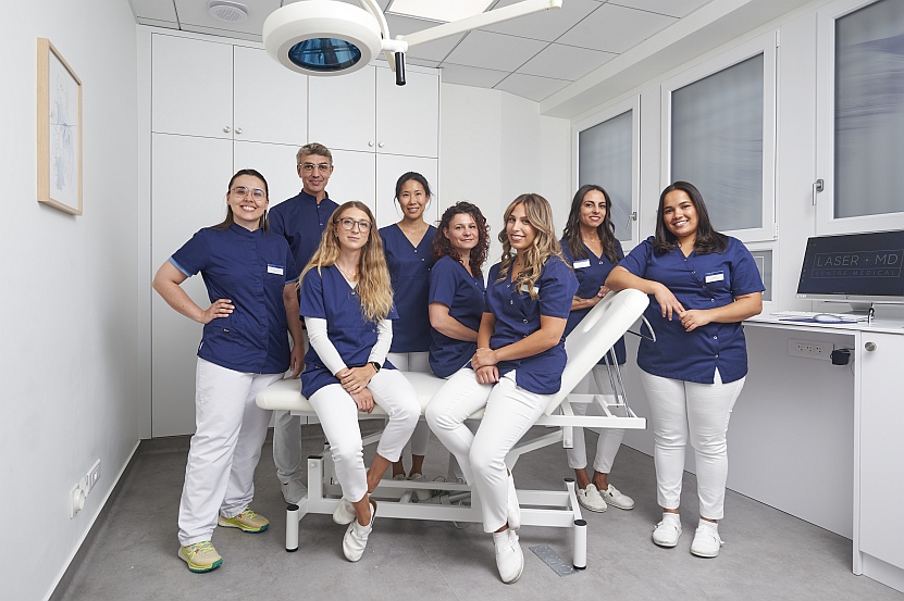 Equipe du centre laser dermatologique à Strasbourg